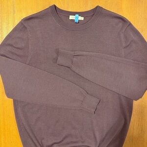 SuitSupply Men's Plum Crewneck Sweater